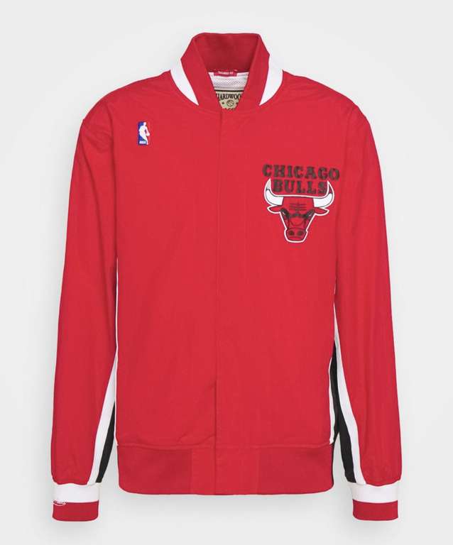Veste de survêtement Mitchell & Ness NBA Chicago Bulls Authentic Warm Up - Tailles S et M