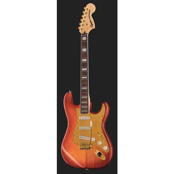 Guitare électrique Squier 40th Anniversary Gold Edition Stratocaster - Sienna Sunburst