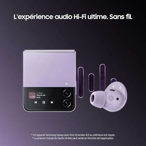 Ecouteurs sans-fil Samsung Galaxy Buds 2 Pro (via coupon et ODR de 50€)