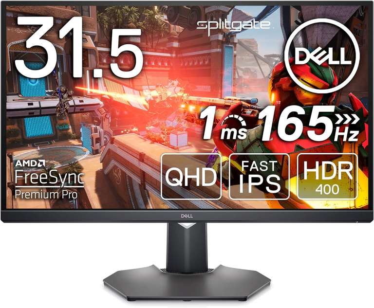 Écran PC 32'' Dell G3223Q - 4K UHD, Dalle IPS, 144 Hz, 1 ms