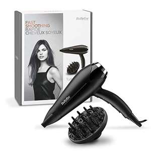 Sèche cheveux BaByliss Paris Noir D572DE - Technologie Ionique, 2200 W, 3 températures