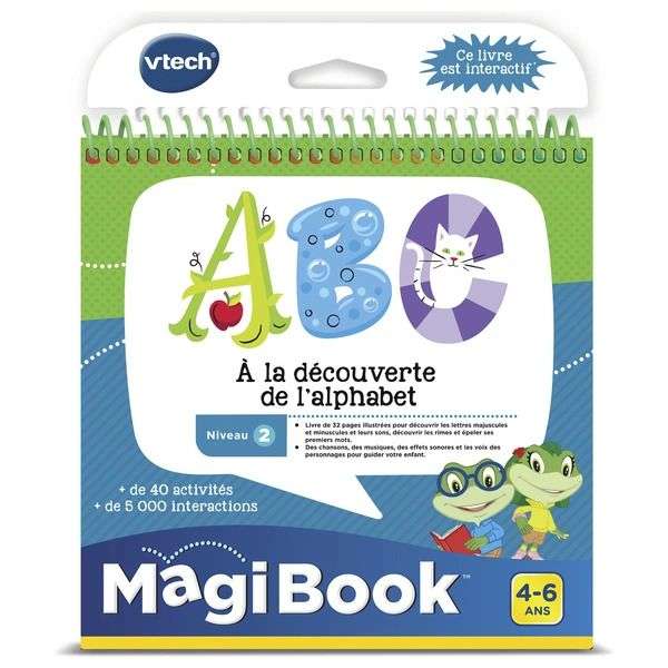 Jouet VTech Magibook V2 + 2 livres Magibook offerts