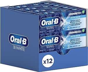Sélection de produits Oral-B en promotion - Ex : 12 dentifrices Oral-B 3D White Artic Fresh