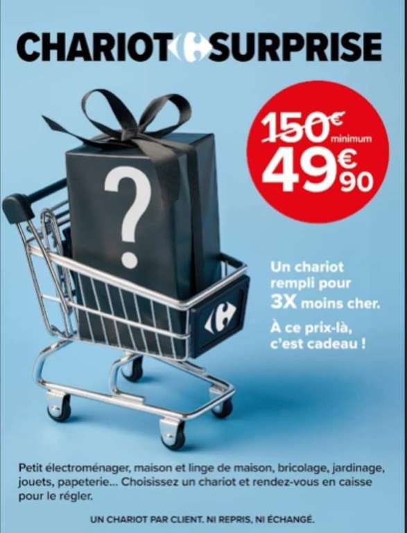 Chariot surprise - Carrefour Chalons (51)