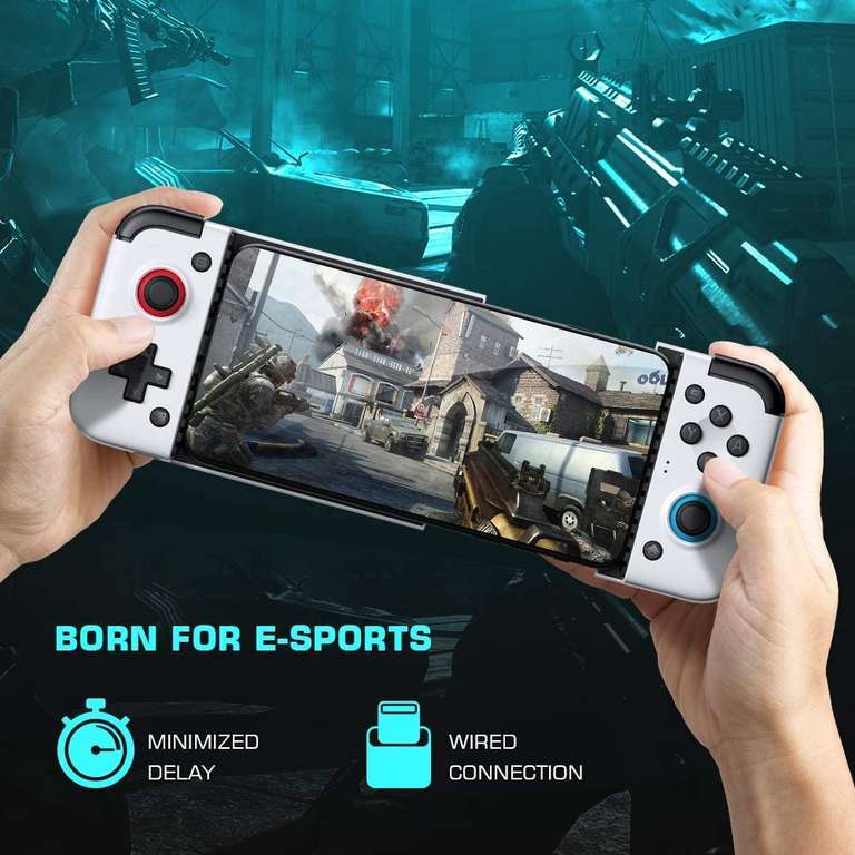 Manette de jeu GameSir X2 pour smartphones Android (Type-C, Ajustable, Google Play, Nvidia & Xbox)