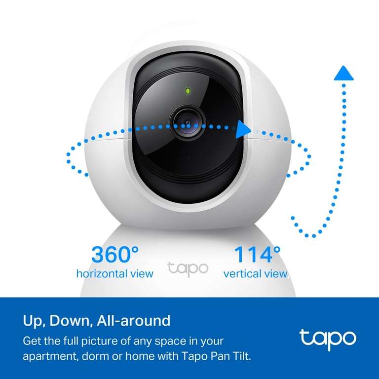 Caméra de Surveillance Intérieure Tapo - WiFi, 2K 3MP, C210