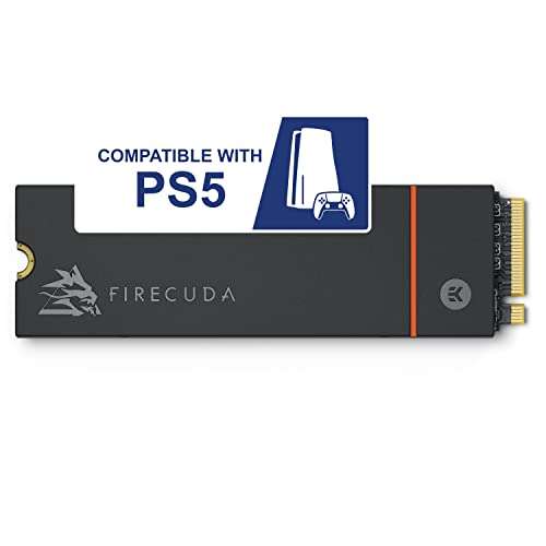 SSD interne M.2 NVMe Seagate FireCuda 530 (ZP4000GM3A023) - 4 To, 7300-6900 Mo/s Lecture-Ecriture, Dissipateur inclus, Compatible PS5