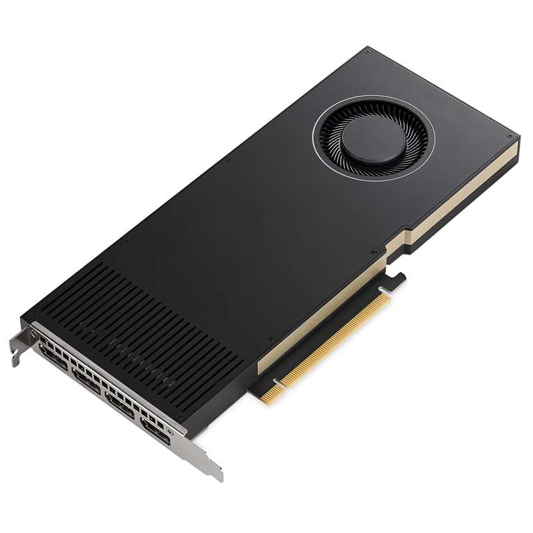 Carte Graphique Nvidia RTX A4000 - 16Gb, Double Slot, 4X Port Display, Support 8k