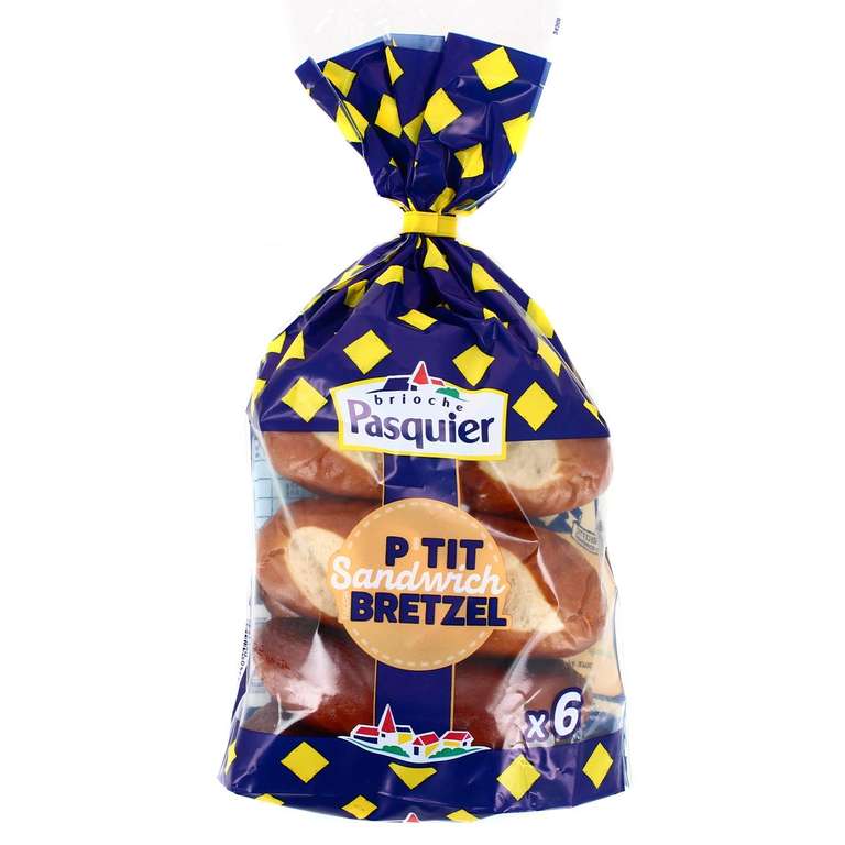 Pack de 6 pains façon Bretzel Pasquier (via Shopmium + CouponNetwork + 0.6€ fidélité)