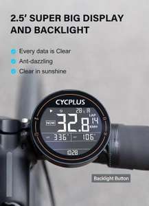 Ordinateur de vélo GPS ANT CYCPLUS M2 + sans fil bluetooth