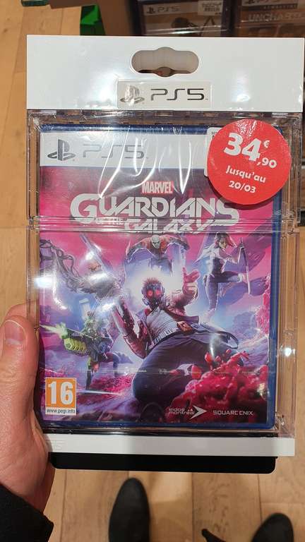 Jeu Marvel's Guardians of the Galaxy sur PS5 / PS4 ou Xbox Series X - Leclerc Clermont Ferrand (63)