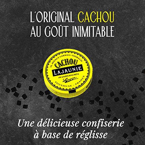 30 boites de pastilles Cachou Lajaunie Tradition - Réglisse, 30x6g