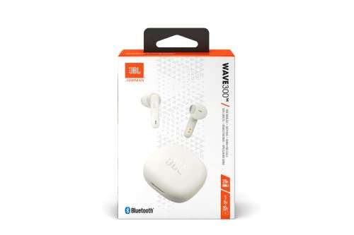 Ecouteurs Bluetooth JBL Wave 300 TWS True-Wireless - Blanc