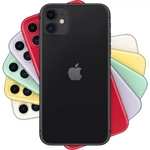 Smartphone 6.1" Apple iPhone 11 - 64 Go, noir ou blanc (128 Go à 569€)