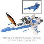 Jouet Mattel Buzz l’Éclair - Vaisseau de combat XL-15 (50 cm) et figurine Buzz l’Éclair avec son Jet Pack (13cm)