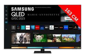 TV 65" Samsung TQ65Q70CATXXC - 4K UHD, QLED, Smart TV