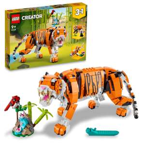 LEGO Creator 3-en-1 : Sa Majesté Le Tigre 31129 (via coupon)