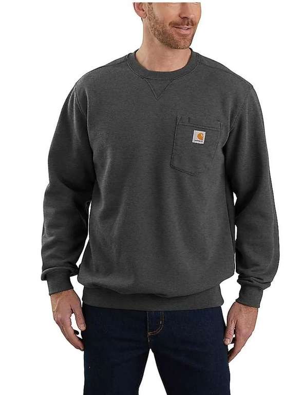 Sweatshirt Carhartt Loose Fit Midweight Crewneck Pocket - Tailles et couleurs au choix