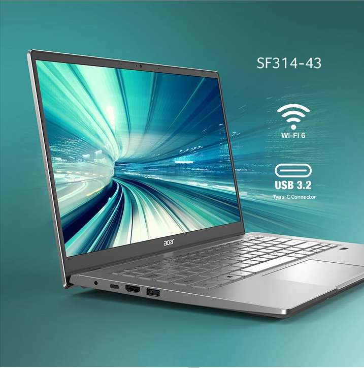 PC portable acer Swift Sf314 14", Ram 16 Go Ddr4, Fhd Ryzen 7 5700 U, 512 Go Ssd (+27,50€ en Rakuten Points) - Vendeur Darty