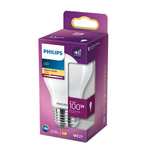 Ampoule LED Philips - E27, Blanc chaud
