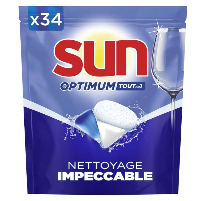 Produits entretien Lave Vaisselle Sun Pack de 3 - Liquide de