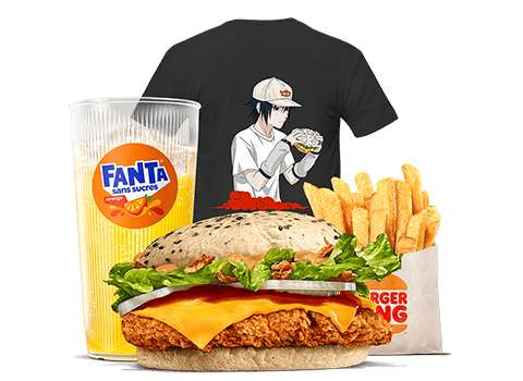 Lot De 2 T-shirts Collector Naruto X Burger King Taille XL, Noir, Neufs Avec étiquettes