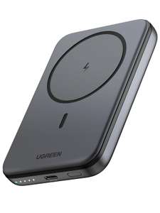 Mini Batterie Externe UGREEN Nexode - 5000 mAh, magnétique sans fil, compatible MagSafe (Vendeur tiers, via coupon)