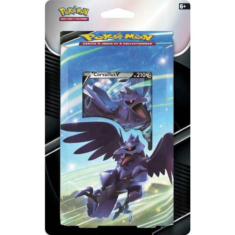Kit d'initiation Carte Pokémon Deck de combat-V - Lougaroc-V - Corvaillus-V
