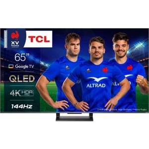 TV 65" TCL 65C735 - QLED, 4K, 144 Hz, HDR, Dolby Vision, HDMI 2.1, VRR/ALLM, FreeSync, Google TV - Via ODR 100€