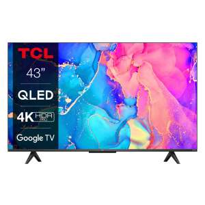 TV 43" TCL 43C631 - QLED, 4K UHD, HDR Pro, Dolby Vision, Google TV