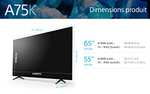 TV OLED 65" Sony Bravia XR-65A75K - 4K UHD, 120 Hz, Smart TV