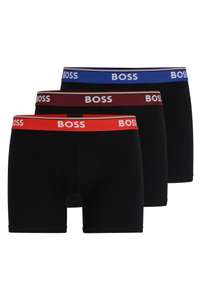 Lot de 3 Boxers en coton Hugo Boss - Tailles S à XXL (Vendeur Tiers)