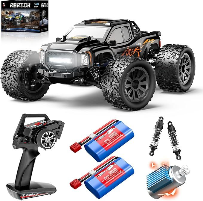 Voiture télécommandée 1:16 RC Car 4x4 Tout Terrain Offroad - 4 roues motrices, 2 batteries (Vendeur Tiers)