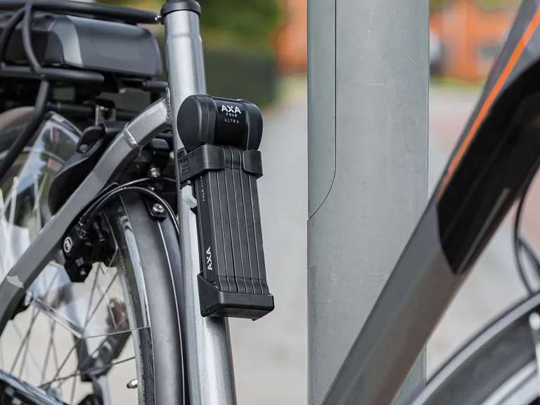 2Radwerk Antivol Pliable Secure Fold - Certifié ART Haute Sécurité Pour Vélo Électrique & VAE - 100 Cm Avec Support & 3 Clés