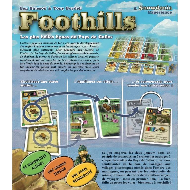 Jeu de société Foothills (commande minimum de 5€)
