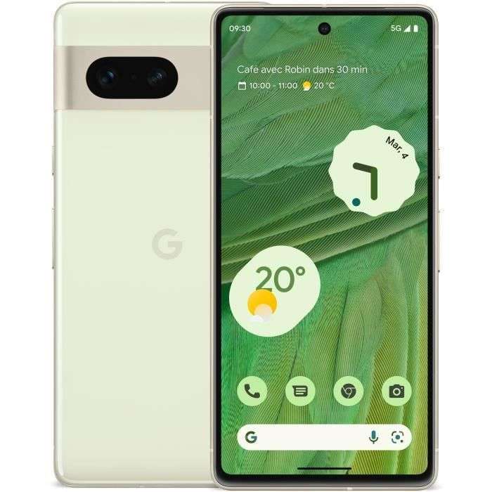 Smartphone 6.32" Google Pixel 7 - 128 Go, version internationale à carte SIM unique (+14.98€ en Rakuten Points)