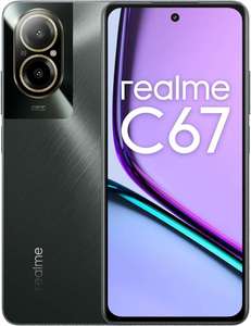 Smartphone 6.72" Realme C67 - FHD+ 90 Hz, Snapdragon 685, RAM 8 Go, 256 Go, 108 MP, 33W, Noir (Entrepôt ES)