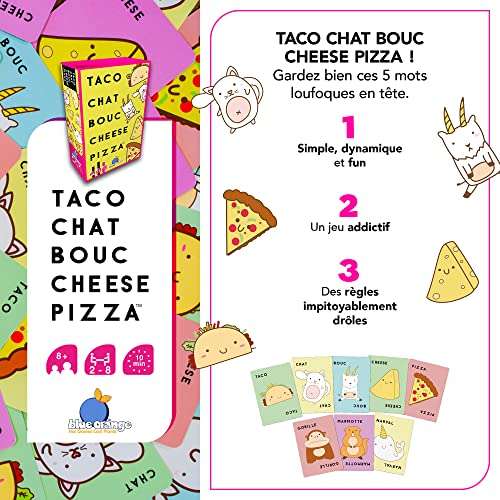 Jeu de société Taco Chat Bouc Cheese Pizza - De 2 à 8 Joueurs (via coupon)