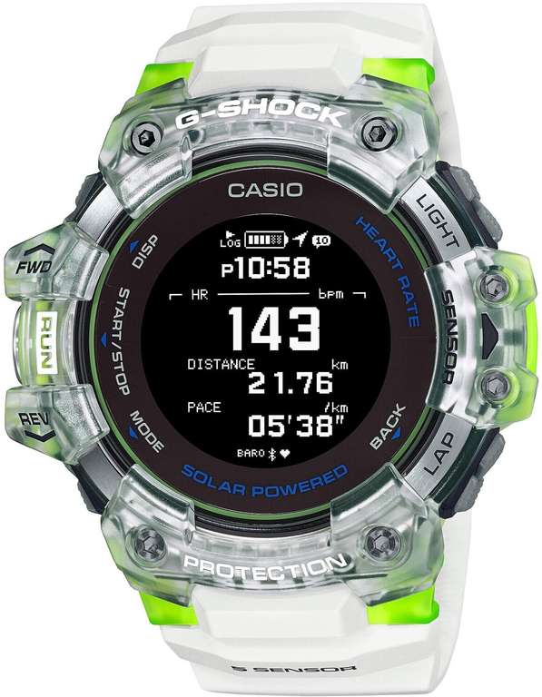 Montre GPS connectée Casio G-Shock G-Squad GBD-H1000-7A9ER - Solaire, Bluetooth, Cardio poignet, Étanchéité 20ATM
