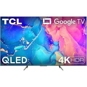 TV 75" TCL 75C635 - QLED, 4K UHD, 50 Hz, HDR Pro, Dolby Vision, Google TV (+ 49.95€ en Rakuten Points) - Via ODR de 150€ (Boulanger)