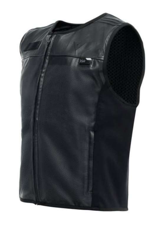Gilet airbag en cuir Dainese Smart Jacket D-Air - Noir, Taille XL ou 2XL