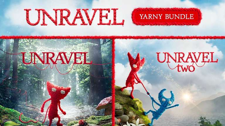 Pack Unravel Yarny - Unravel + Unravel Two sur Xbox One et Xbox Series XIS (dématérialisé - Store Turquie)