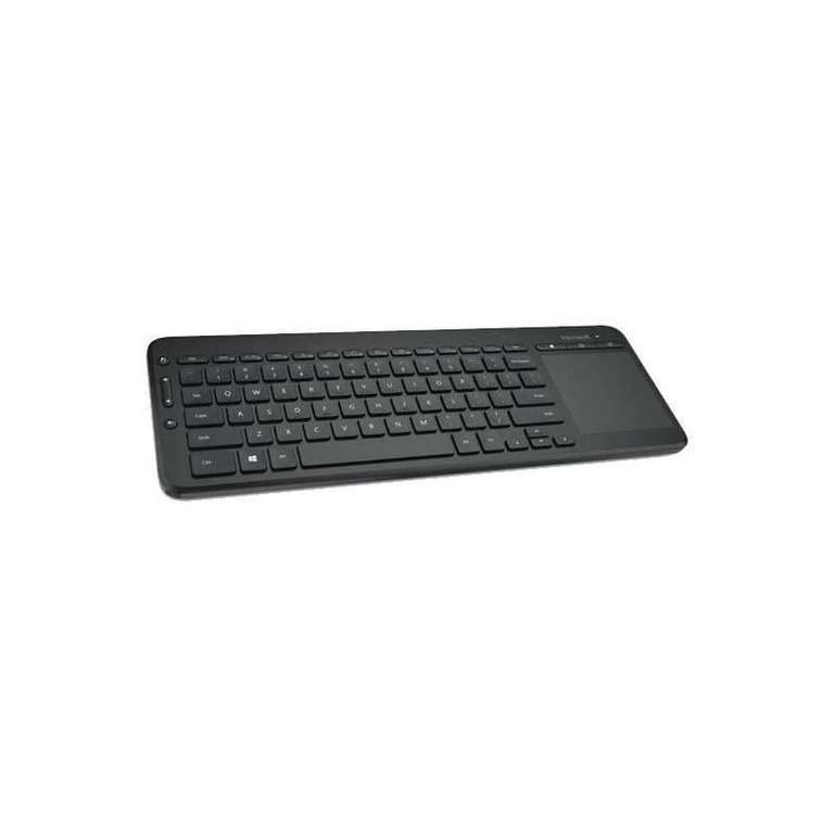 Clavier sans fil avec pavé tactile Microsoft All in One Media Keyboard - noir (N9Z-00007)