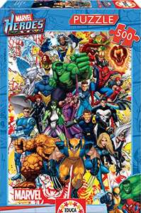 Puzzle Educa 15560 : Les Héros de Marvel - 500 Pièces