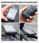 GPS Vélo Ordinateur Sans Fil CYCPLUS M1 Étanche Compteur De Vitesse Odomètre ANT + Bluetooth5.0