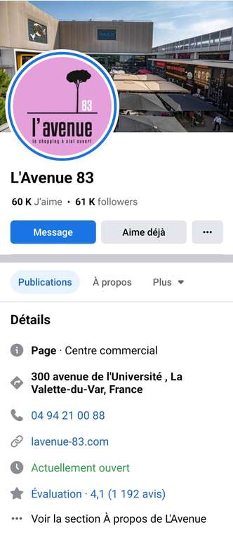 Menu offert aux 50 premiers clients - Factory and Co L'Avenue 83 La Valette-du-Var (83)