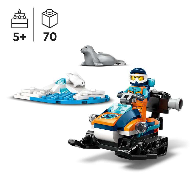 Jeu De Construction Lego 60376 City La Motoneige D’exploration Arctique (via Coupon)