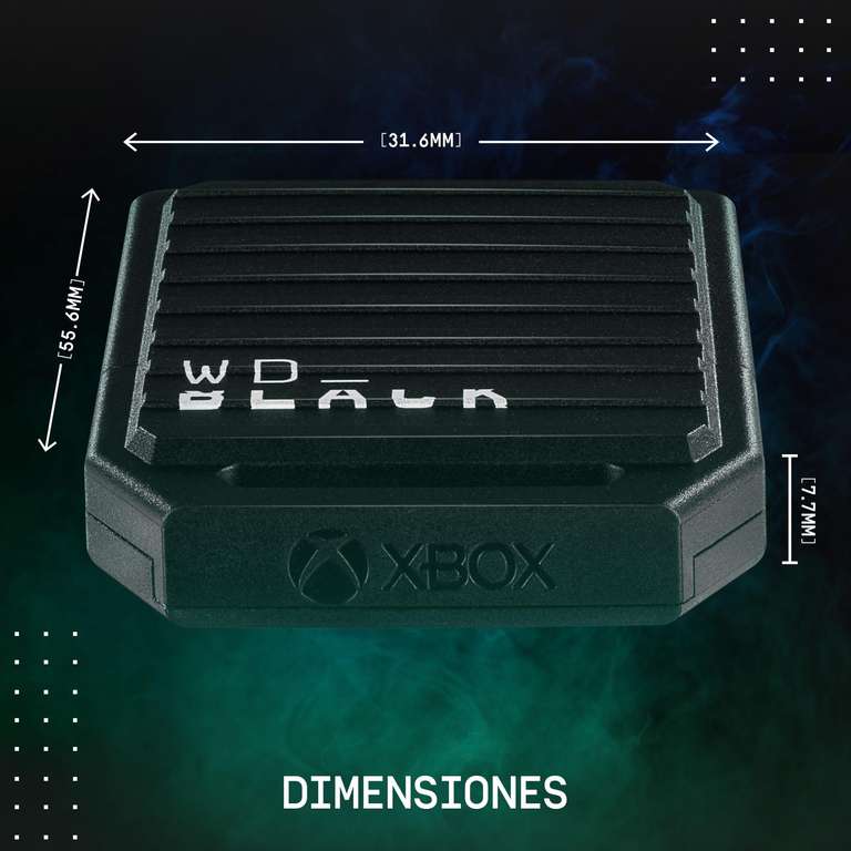 Carte d'extension WD_BLACK C50 sous licence officielle pour Xbox Series X|S - 1 To