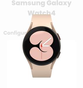 [Abonnés SFR ou Red] Montre connectée Samsung Galaxy Watch 4 - 40 mm, or rose (Via Remboursement sur facture)