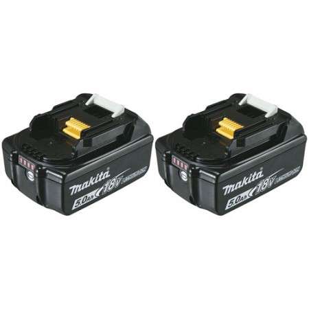 Pack de 2 Batteries Makita BL1850B - 5Ah